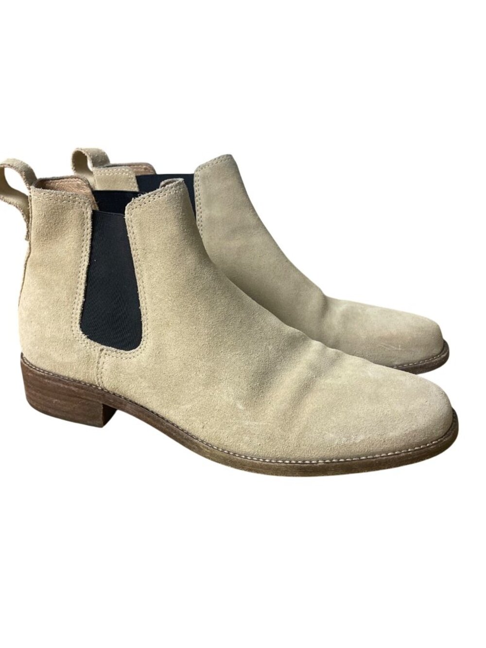 Madewell The Ainsley Suede Chelsea Boots Sz 10 Pull On Western Preppy G8421